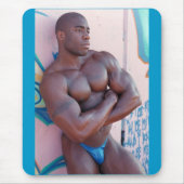 Mousepad, "Jermaine in Repose" Muismat (Voorkant)