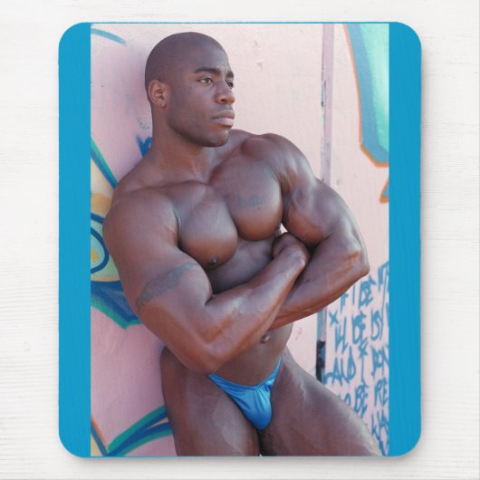 Mousepad, "Jermaine in Repose" Muismat (Voorkant)