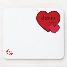 Mousepad: "Jezus is mijn Heer!" Muismat