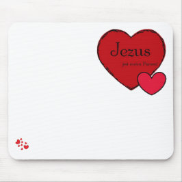 Mousepad: "Jezus is mijn Heer!" Muismat