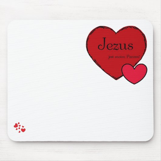 Mousepad: "Jezus is mijn Heer!" Muismat (Voorkant)