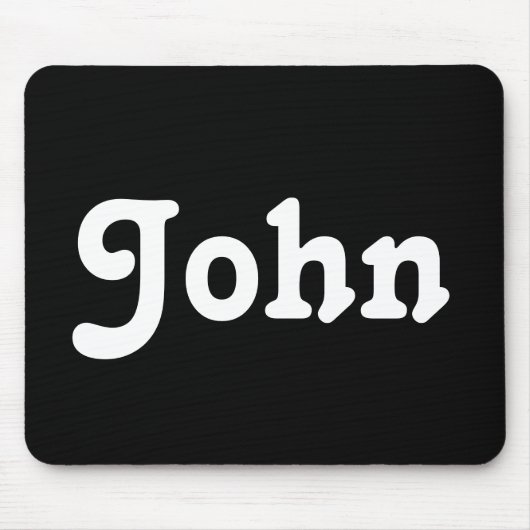 Mousepad John Muismat (Voorkant)