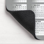 Mousepad Kalender 2018 Muismat (Hoek)