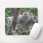 Mousepad Koala en twee baby's Foto Australië Muismat (Met muis)