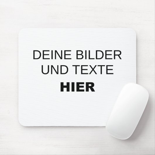 Mousepad komplett selbst gestalten muismat (Met muis)