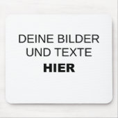 Mousepad komplett selbst gestalten muismat (Voorkant)