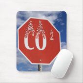 MOUSEPAD-koolstofvoetafdruk Muismat (Met muis)