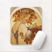 Mousepad  Kunst Alfons Mucha Fruit Muismat (Met muis)