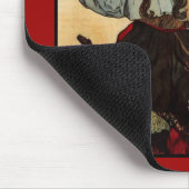 Mousepad  Kunst Alfons Mucha Moravische Leraar Muismat (Hoek)