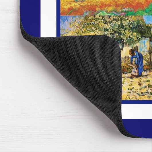 Mousepad  kunst Van Gogh Collage Muismat (Hoek)
