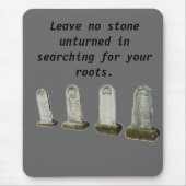 Mousepad - Laat geen steen ongedraaid... Muismat (Voorkant)