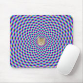 Mousepad Lattice in Blue and Pink Muismat (Met muis)