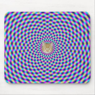 Mousepad Lattice in Blue and Pink Muismat