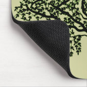 Mousepad - Leafy Kaleidoscopic Scene Muismat (Hoek)