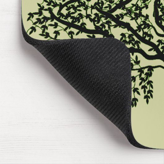 Mousepad - Leafy Kaleidoscopic Scene Muismat (Hoek)