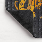 Mousepad Leather Gold Dragon (25-006) Muismat (Hoek)