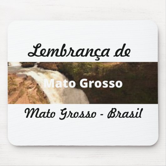 Mousepad lembrança de Mato Grosso Muismat (Voorkant)