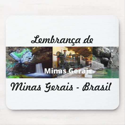 Mousepad lembrança de Minas Gerais Muismat (Voorkant)