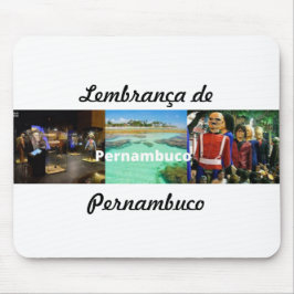 Mousepad lembrança de Pernambuco Muismat