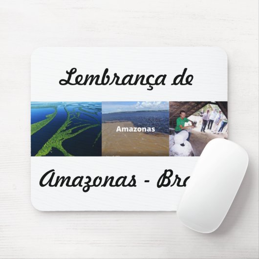 Mousepad lembrança do Amazonas Muismat (Met muis)