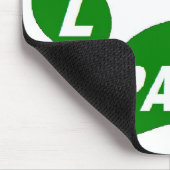 Mousepad Love Paws on Paws Green Muismat (Hoek)