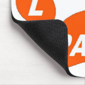 Mousepad Love Paws on Paws Oranje Muismat (Hoek)