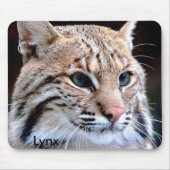 Mousepad, Lynx Up Close Muismat (Voorkant)
