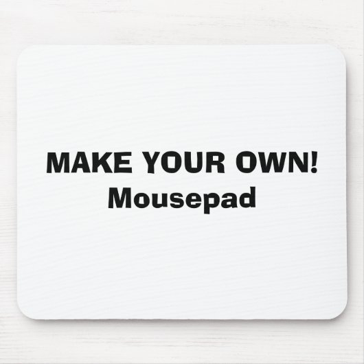 MOUSEPAD - MAAK JE EIGEN! MUISMAT (Voorkant)