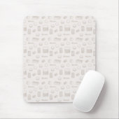 Mousepad Macaron Line Art Muismat (Met muis)