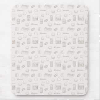 Mousepad Macaron Line Art Muismat