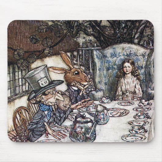 Mousepad: Mad Hatter Tea Party - Rackham Muismat (Voorkant)