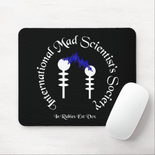 Mousepad Mad Scientist Society Muismat