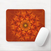Mousepad Mandala Sunlight Sinaasappel Pattern Muismat (Met muis)