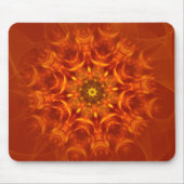 Mousepad Mandala Sunlight Sinaasappel Pattern Muismat (Voorkant)
