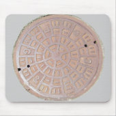 Mousepad - Manhole Hoesje Muismat (Voorkant)