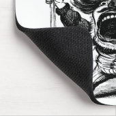 Mousepad - Mannen Breast Cancer Muismat (Hoek)