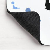 Mousepad - Meerdere Circus-zegels met naam Muismat (Hoek)