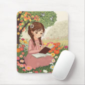 Mousepad Menina no Jardim Muismat (Met muis)