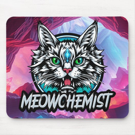 Mousepad (MEOWCHEMIST CRYSTAL) Muismat (Voorkant)