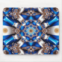 Mousepad met Argentijnse kleuren Design