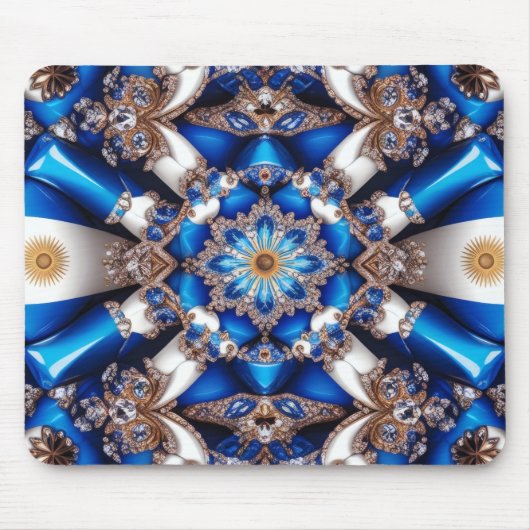 Mousepad met Argentijnse kleuren Design Muismat (Voorkant)