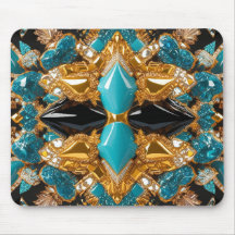 Mousepad met Bahamas Kleuren Design