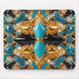 Mousepad met Bahamas Kleuren Design Muismat