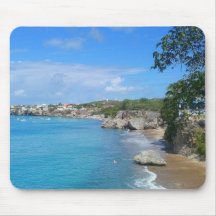Mousepad met Beach Uitzicht Westpoint Curaçao