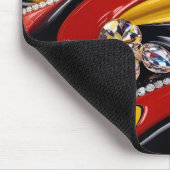 Mousepad met Belgisch Kleuren Ontwerp Muismat (Hoek)