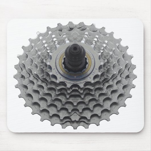 Mousepad met Bike Sprocket Muismat (Voorkant)