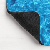 Mousepad met blauw watersontwerp muismat (Hoek)