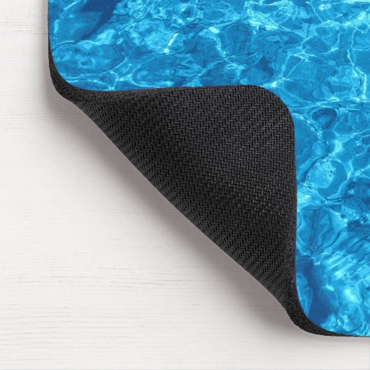 Mousepad met blauw watersontwerp muismat (Hoek)
