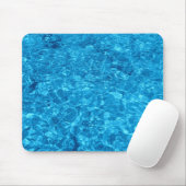 Mousepad met blauw watersontwerp muismat (Met muis)