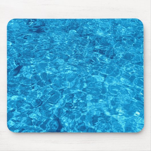 Mousepad met blauw watersontwerp muismat (Voorkant)